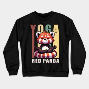 Panda Yoga Meditation Namaste Crewneck Sweatshirt